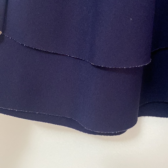 Dotti - Dark Blue Peplum Top - Size Medium - Picture 3 of 9